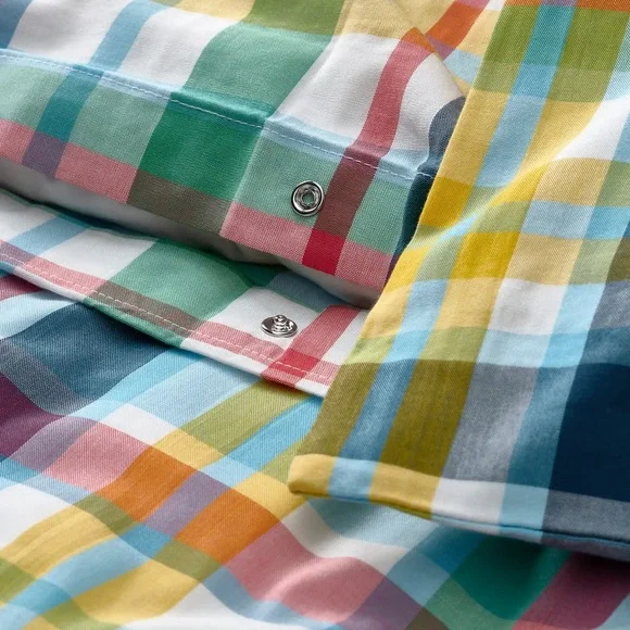 Colorful Plaid Bedding Set